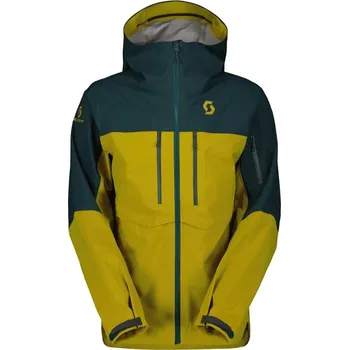 Pánská větrovka SCOTT zimní bunda Explorair DryoSpun 3L 2023/2024 Zelená XXL Pánské