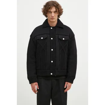 Bunda Kenzo Knitted Down Jacket, M, černá, 99X