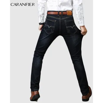 Pánské džíny Pánské slim fit džíny s klasickým střihem - 33 Barva: Černá, Velikost: 33