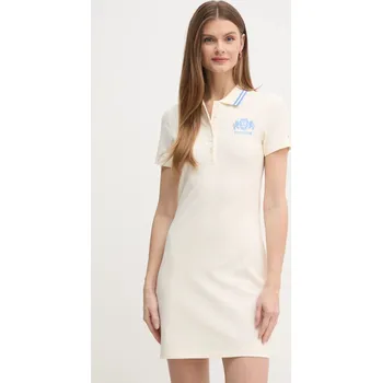 Dámské šaty Šaty Tommy Hilfiger WW0WW43841 béžová 01X, vel. XL