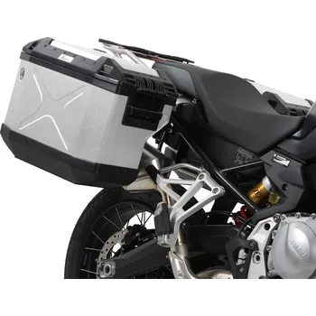 Zavazadlo na motocykl Hepco & Becker Kufry Hepco Becker Xplorer Cutout na BMW F 750 GS (18-23) 37-40l stříbrné