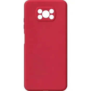 Pouzdro na mobilní telefon CVK Kryt červený na Xiaomi Poco X3