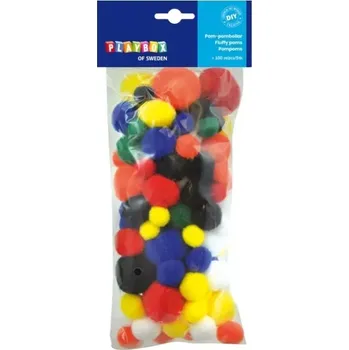 Bambulky základní barvy 100ks