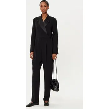 Dámský overall Weekend Max Mara Overal Baviera 2515241021 Černá Straight Fit 40