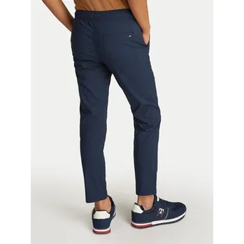 Dámské kalhoty Tommy Hilfiger Kalhoty z materiálu KB0KB09306 Tmavomodrá Slim Fit 12