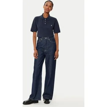 Pánská košile Weekend Max Mara Polokošile Scena 2515951011 Tmavomodrá Regular Fit XS