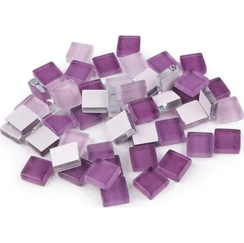 Šperk Mozaikové kamínky skleněné - 5 fialová