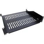 Police VALUE 19'' police 2U, 400 mm, max. 25 kg, černá