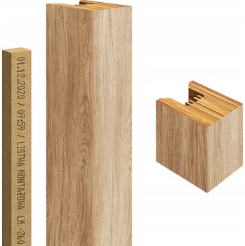 Obraz Lamela Golddoor MDF deska dub přírodní 275 cm x 2,9 cm x 4 cm matná