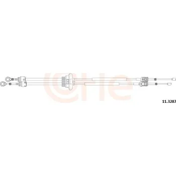 Tažné lanko, ruční převodovka COFLE 11.3287