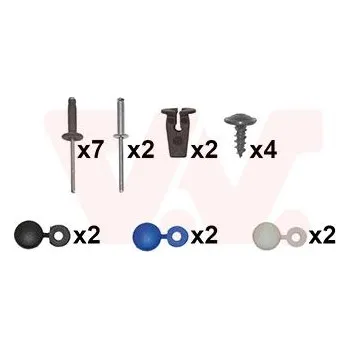 Nárazník Montážní sada, nárazník VAN WEZEL 5829794