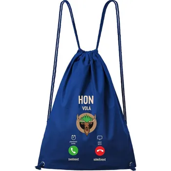Městský batoh DOBRÝ TRIKO Bavlněný batoh Hon volá Barva: Královsky modrá