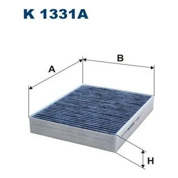 Ventilátor topení a klimatizace Filtr, vzduch v interiéru FILTRON K 1331A