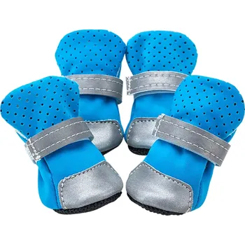 Obleček pro psa PET ARTIST Voděodolné reflexní boty pro malé a střední psy a kočky Barva: Modrá, Velikost: S