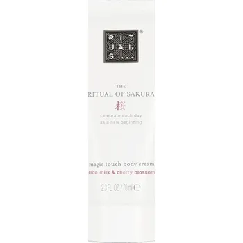 Tělový krém Rituals The Ritual of Sakura Magic Touch Body Cream Rice Milk & Cherry Blossom tělový krém 70 ml
