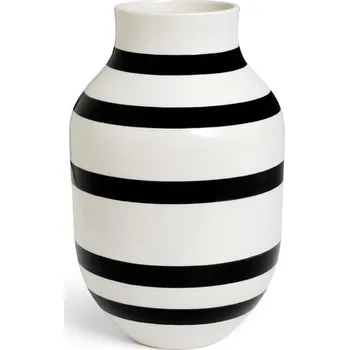 Váza Černo-bílá kameninová váza Kähler Design Omaggio, výška 30,5 cm ID_1301474