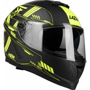 Helma na motorku Přilba Rafale EVO MM ROADTECH, LAZER (černá-fluo žlutá-matná)