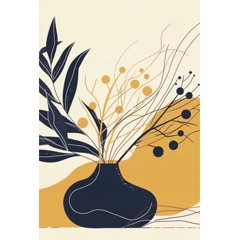 Plakát Plakát Klid Temných Listů bez rámu 61 x 90,5 cm