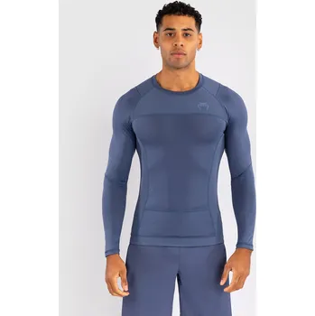 Rashguard Pánský rashguard - funkční tričko Venum G-Fit Air - dlouhé rukávy - Foggy Blue Velikost: XXL