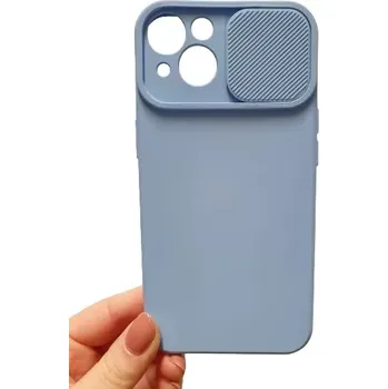 Pouzdro na mobilní telefon Pouzdro Camshield Soft iPhone 13 Světle modré