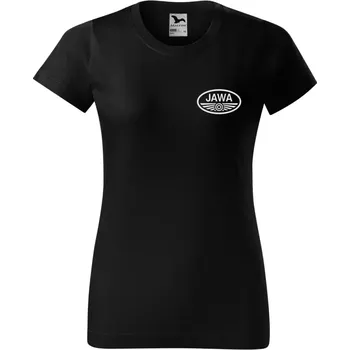 Dámské tričko Dámské tričko JAWA 3TD - černá / XL / bílá