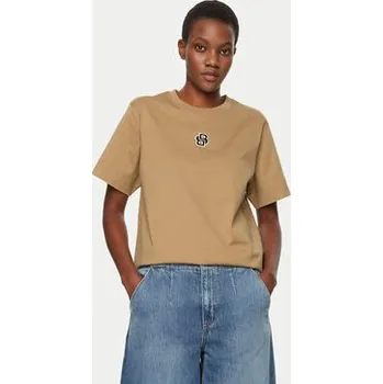 Pánské oblečení BOSS T-Shirt 50526205 Béžová Regular Fit XS