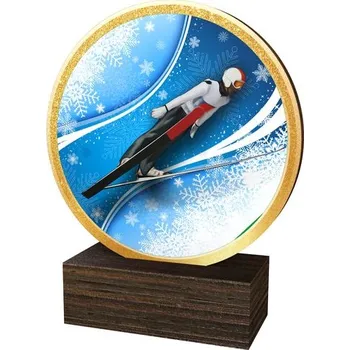 Volný čas Poháry Bauer Dřevěná plaketa TFRW801 | Skoky na lyžích