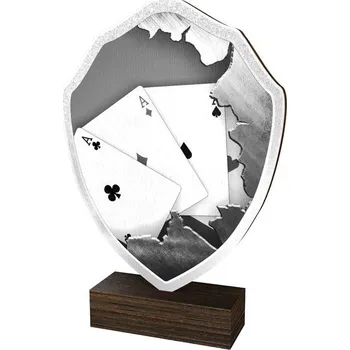 Poháry Bauer Dřevěná plaketa TFRW386 | Karty