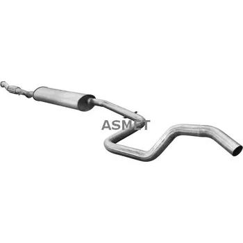 Výfukový systém Střední tlumič výfuku ASMET 09.109