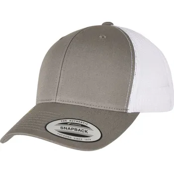 Kšiltovka Kšiltovka Flexfit Retro Trucker Recycled 2-Tone - šedá-bílá