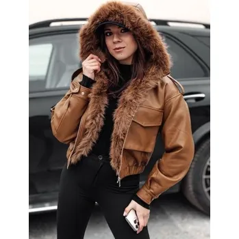 Dámská casual bunda DSTREET SOFTREBEL hnědá