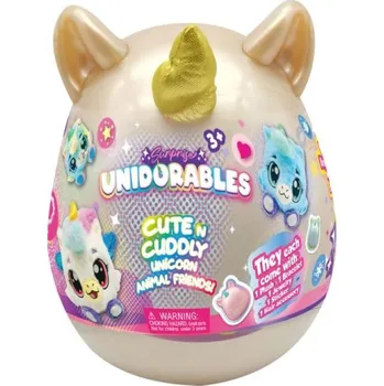 plyšák Unidorables plyšové zvířátko s překvapením zlaté vejce