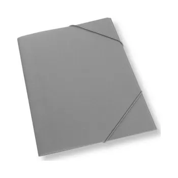 Set školních potřeb Teczka A4 z gumką plastikowa szara