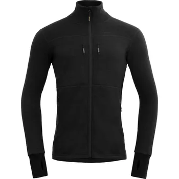 Pánské termoprádlo Pánská funkční mikina Devold Egga Grid Merino Jkt Velikost: XXL / Barva: černá