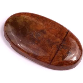 Přírodní kámen Kabošon Chrome Chalcedony č.3170 (35x20x6mm)