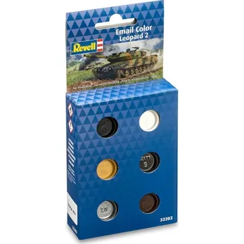 Modelářská barva Revell Sada emailových barev Color 32202 - Leopard 2 A6M+ (6 x 14ml)