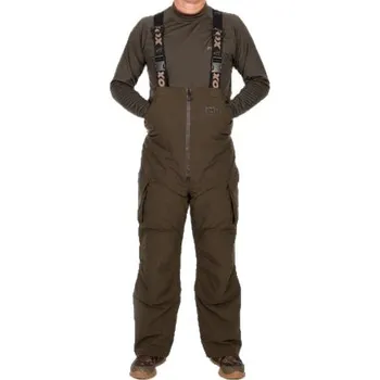 Rybářské oblečení Kalhoty Fox Sherpa-Tec Salopettes Khaki Velikost XL