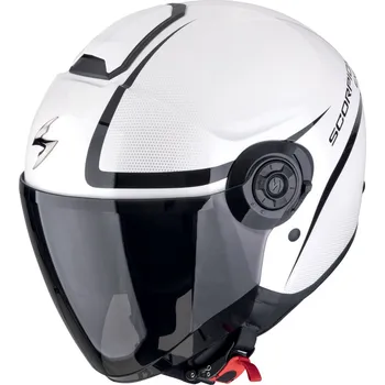 Helma na motorku SCORPION přilba EXO-CITY II Intercity white/black - 2XL