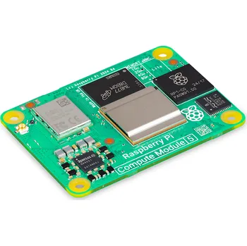 Stolní počítač Raspberry Pi Compute Module 5: Wi-Fi & Bluetooth – Ne, RAM – 4 GB, eMMC – 0 GB Lite