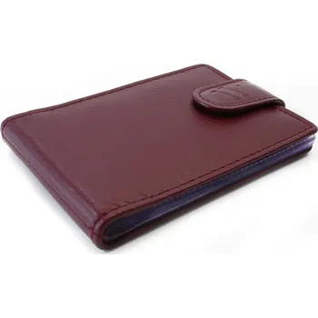 Obal na doklad Arwel Burgundy dámská kožená dokladovka se zápinkou 514-0114-34