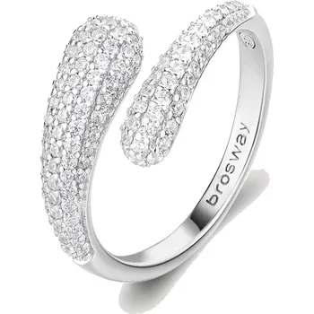 Šperk Brosway Otevřený stříbrný prsten Infinite White Fancy FIW128 52 mm + 2 měsíce na vrácení zboží