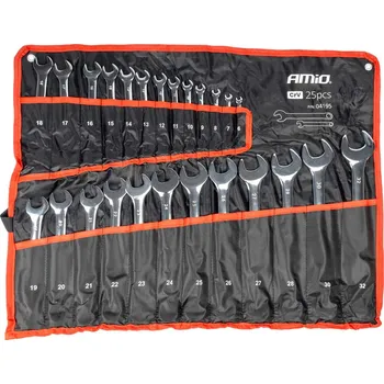 Klíč Sada kombinovaných klíčů 6-32mm 25ks AMiO-04195, , ,