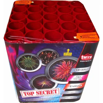 Zábavní pyrotechnika BATERIE VÝMETNIC TOP SECRET 25 RAN 2x1