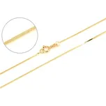 Řetízek ze žlutého zlata hádek 50 cm ZLR1558F + DÁREK ZDARMA