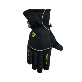 Rukavice Polednik Zimní rukavice Frost - černo-zelené Velikost rukavice: S