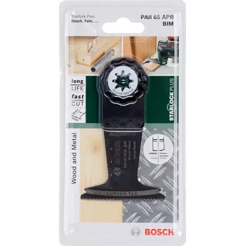 Pilový kotouč Ponorný pilový list na dřevo a kov Bosch AII 65 APB BIM - 65x40mm, StarlockPlus, pro multifunkční nářadí - oscilační brusku (2609256985)