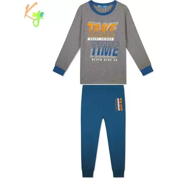 Chlapecké pyžamo Chlapecké pyžamo Kugo vel. 134 šedé