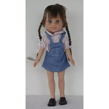 Panenka Realistická panenka holčička Zdenička od firmy Berjuan (My Girl trenzas)