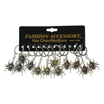 Set školních potřeb Brelok pająk metalowy (12szt)