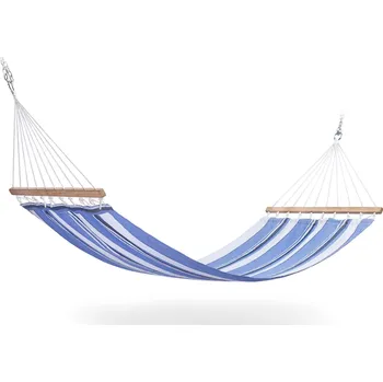 Zahradní nábytek Houpací síť Hamaka.eu Single Layer pro jednoho Barva: modrá/bíla
